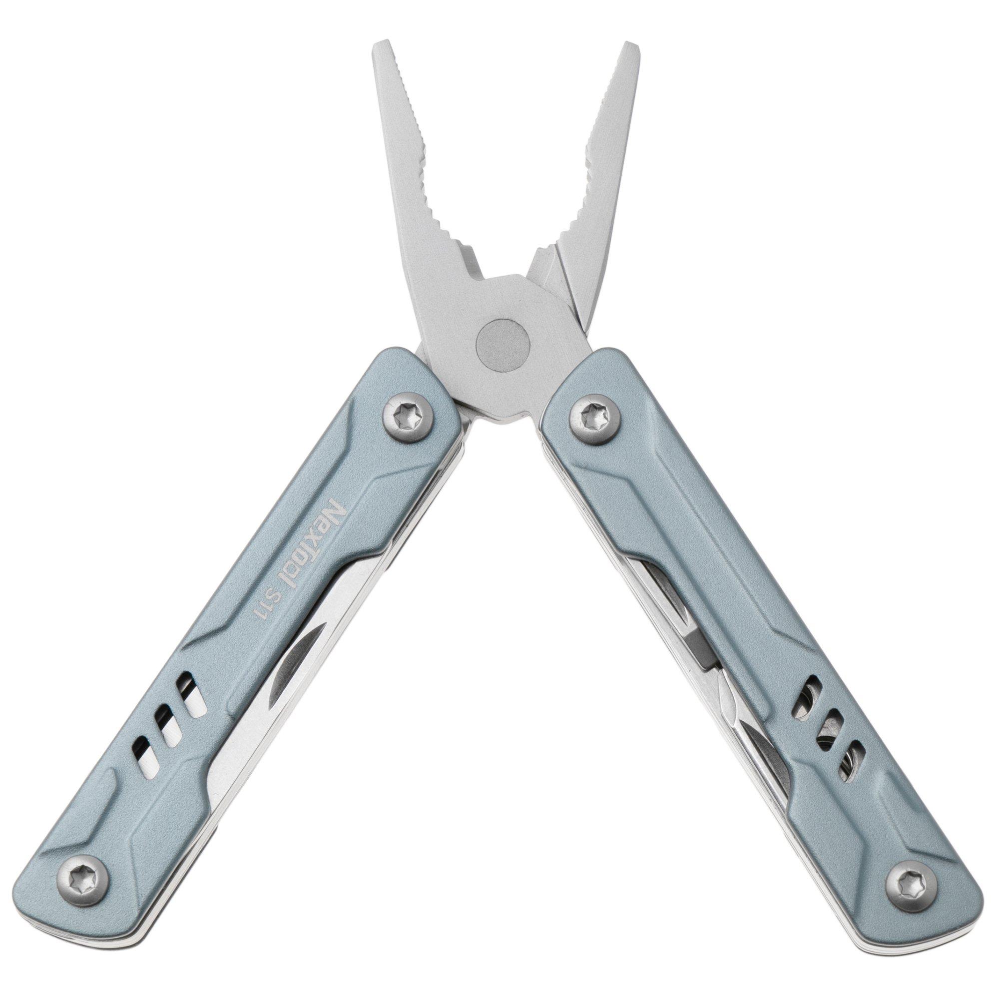 NexTool Mini Sailor S11 NE20156B Gray Blue Aluminum, sleutelhanger multitool
