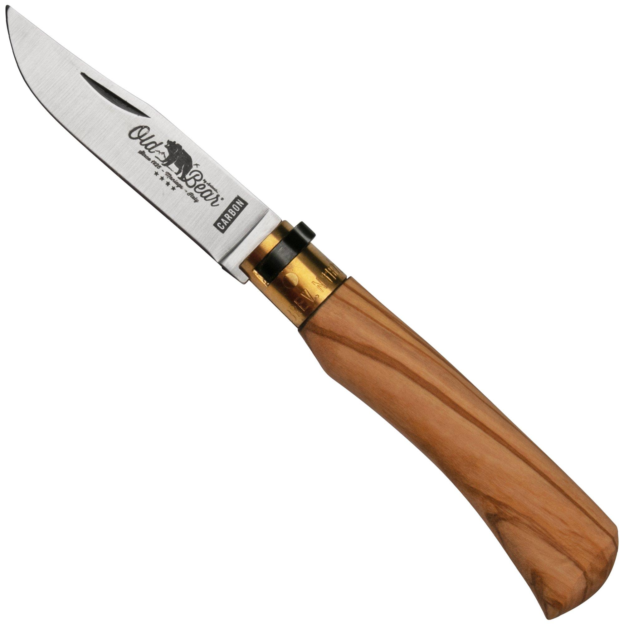 Old Bear Classical Olive Carbon M, 9306-19-LU Taschenmesser