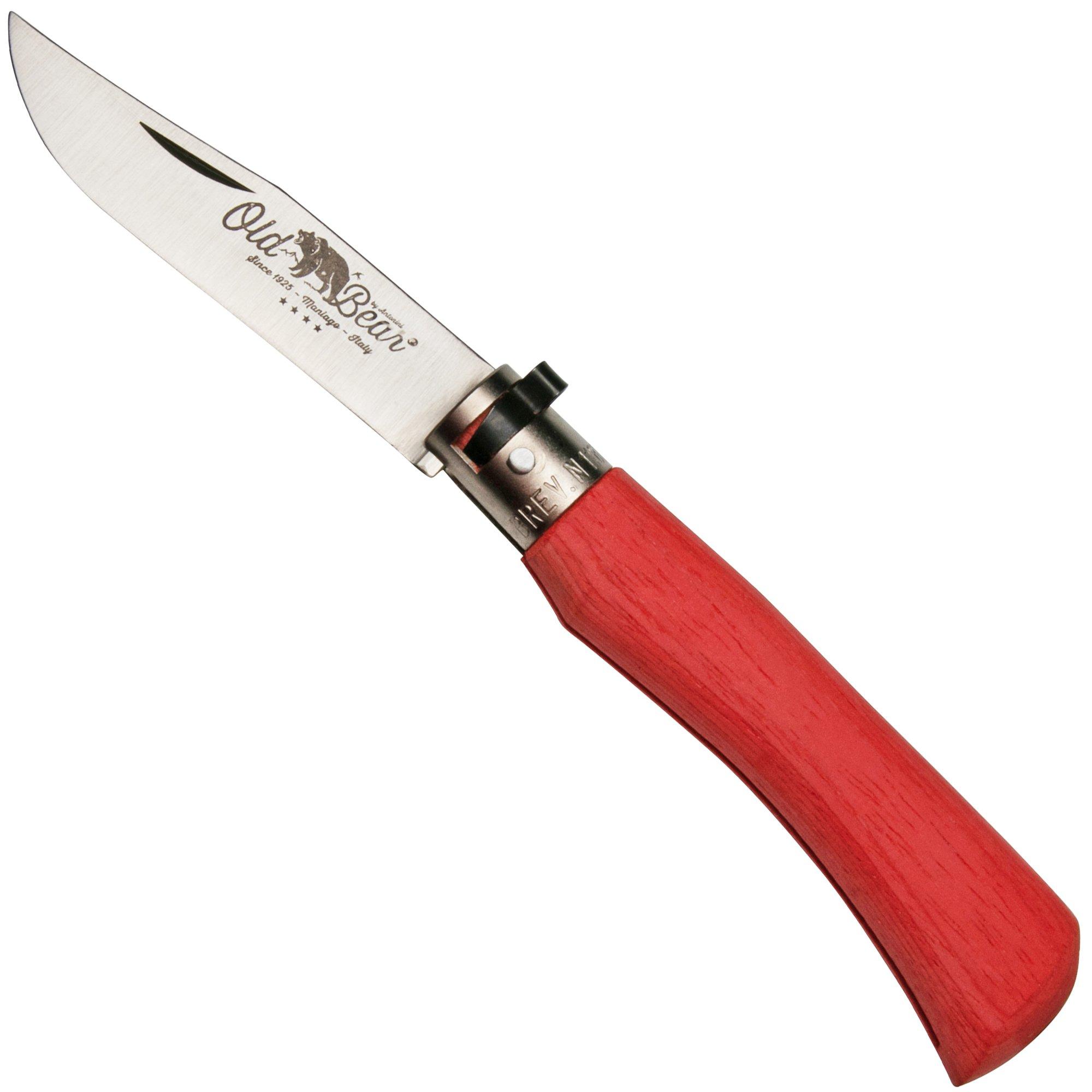 Nóż składany Old Bear Classical Red M, 9307-19-MRK