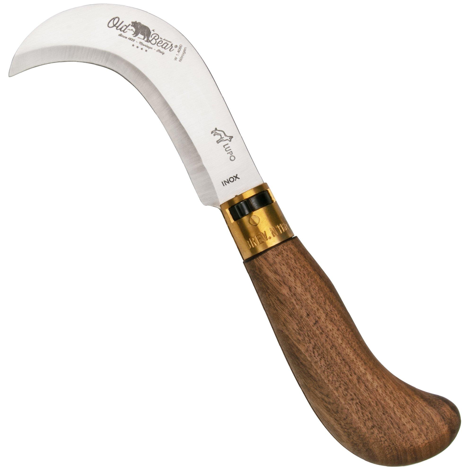 Nóż ogrodniczy Old Bear Pruning Walnut L, 9747-21-LN