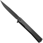 Ocaso Solstice 10CFB Carbon Fiber Black, couteau de poche