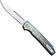 Afbeelding voor Ocaso Sovranto 15SNS Satin CPM MagnaCut, Entropic Anodized Titanium, slipjoint zakmes, Mike Wallace design