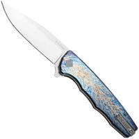 Afbeelding voor Ocaso Strategy 29TAS Anodized S35VN, Satin PVD Titanium, zakmes, Mike Wallace design