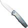 Afbeelding voor Ocaso Strategy 29TAS Anodized S35VN, Satin PVD Titanium, zakmes, Mike Wallace design