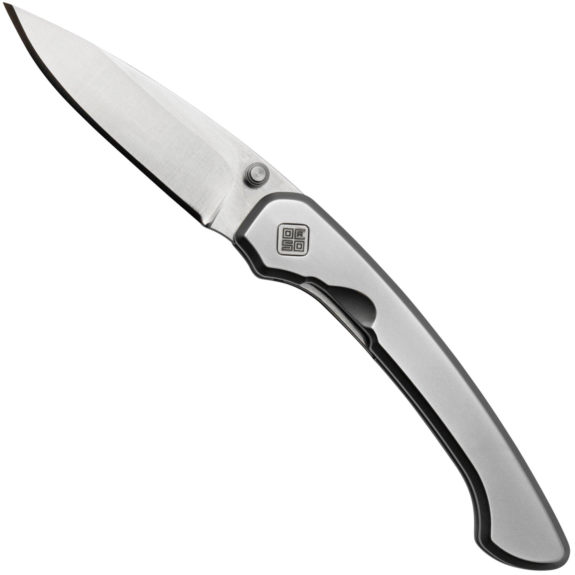 Nóż składany Ocaso The Seaton Mini 42SMS, AUS10A Silver