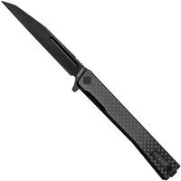 Image for Ocaso Solstice 8WFB, S35VN Wharncliffe Black Carbon, pocket knife
