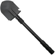 Off Grid Tools Manganese Camping Shovel, black, folding shovel