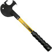 Off Grid Tools Trucker's Friend, giallo, acciaio al carbonio, ascia a mano