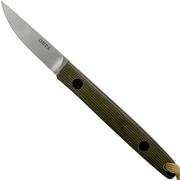 Ohta OFB SS 50 Green Canvas Micarta fixed knife