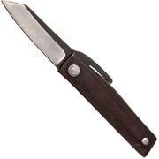 Ohta FK5 Higonokami-coltello da tasca, legno d'ebano