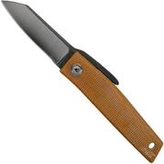  Ohta FK5 couteau de poche Higonokami, Natural Canvas Micarta