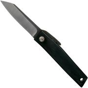  Ohta FK7 couteau de poche Higonokami, Black Canvas Micarta