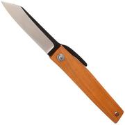 Ohta FK7 Higonokami-coltello da tasca, legno di ciliegio
