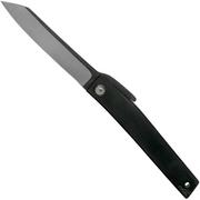 Ohta FK9 Higonokami-coltello da tasca, Black Canvas Micarta