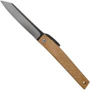 Ohta FK9 Higonokami-coltello da tasca, legno di nara