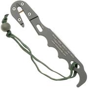 Bild für Ontario Model 1 Strap Cutter 1406 Foliage Green Aluminium, Gurtschneider, Nylon-Scheide