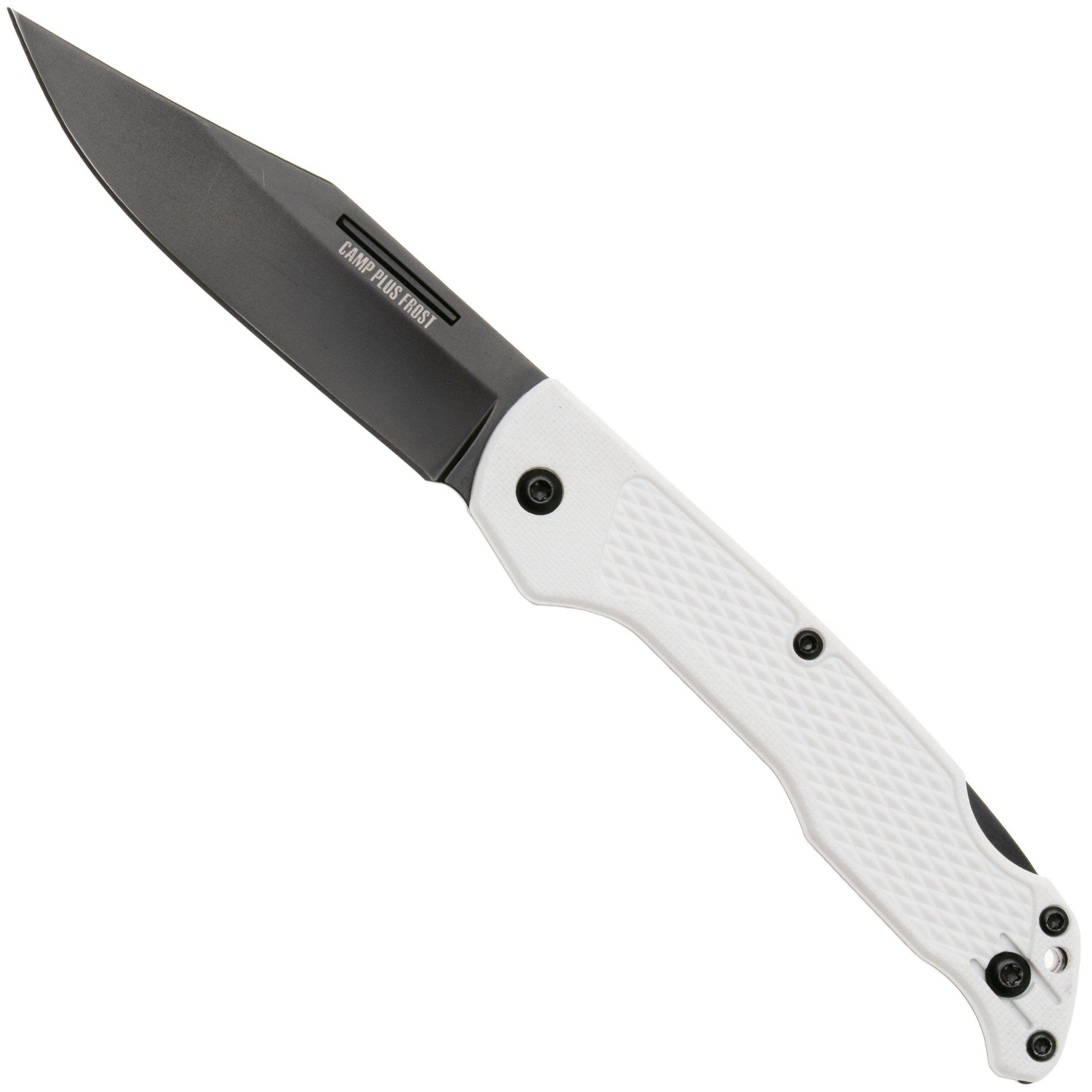 Ontario Camp Plus Midnight EDC 4315WH White, Lockback, pocket knife