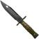 Afbeelding voor Ontario M-9 Combat Bayonet 6221 Black 420, OD Green Modified Kraton, bajonet