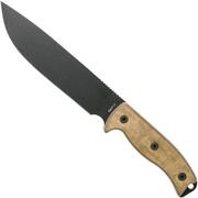 Ontario RAT-7 plain Edge 8668 cuchillo de supervivencia