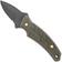 Afbeelding voor Ontario Nona 8743M Black 420, Green Micarta, vaststaand mes