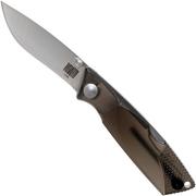 Ontario Wraith Folder 8798SMK Ice Series Smoke Taschenmesser