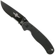 Ontario RAT-1 BS borde dentado negro, 8847