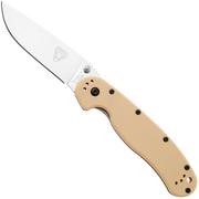 Afbeelding voor Ontario RAT-1 8848DT Satin AUS8, Desert Tan, zakmes