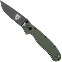 Afbeelding voor Ontario RAT-2 8861OD Black AUS8, OD Green FRN, zakmes