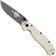 Afbeelding voor Ontario RAT-2 8862BE Black AUS8, Bone FRN, zakmes
