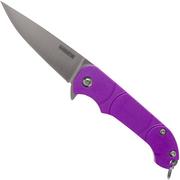 Ontario Knives Navigator 8900PUR violet, couteau de poche porte-clés