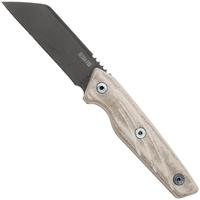 Afbeelding voor Ontario Besra Fixed 9002 Black 1075, Tan Micarta, vaststaand mes