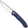 Afbeelding voor Ontario Outcast 9005 Satin 420J2, Blue and Brown G10, zakmes