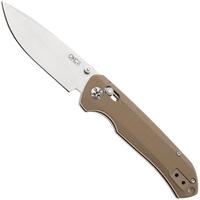 Afbeelding voor Ontario Corporal 9006 Stonewashed 420, Tan G10, Crossbar Lock, zakmes
