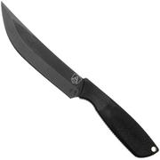 Afbeelding voor Ontario Spec Plus Alpha Combat 9711 Black 1075, Black Rubber, vaststaand mes