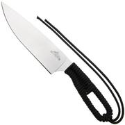 Afbeelding voor Ontario Hunt Plus Camp Knife 9717BLK Satin 420HC, Black Paracord, outdoor koksmes