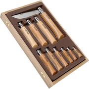 Opinel set di coltelli da tasca 10-pz, acciaio inox