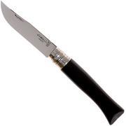 Opinel pocket knife No. 8 Luxury Range, stainless steel, buffalo horn