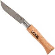 Opinel pocket knife No. 5 Classic, stainless steel, blade length 6,0 cm