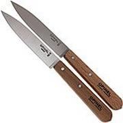 Opinel Paring knives, set of 2 N°122 natural, stainless
