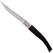 Opinel pocket knife No. 10 Slim Line, stainless steel, ebony