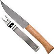 Opinel Cheese set, cheese knife and fork stainless steel, 001834