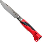 Opinel zakmes Outdoor No. 07 Junior zakmes, Red