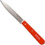 Opinel serrated peeling knife N°113, orange