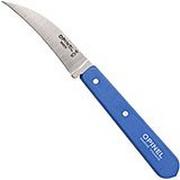 Opinel curved turning knife No 114, blue, 001927