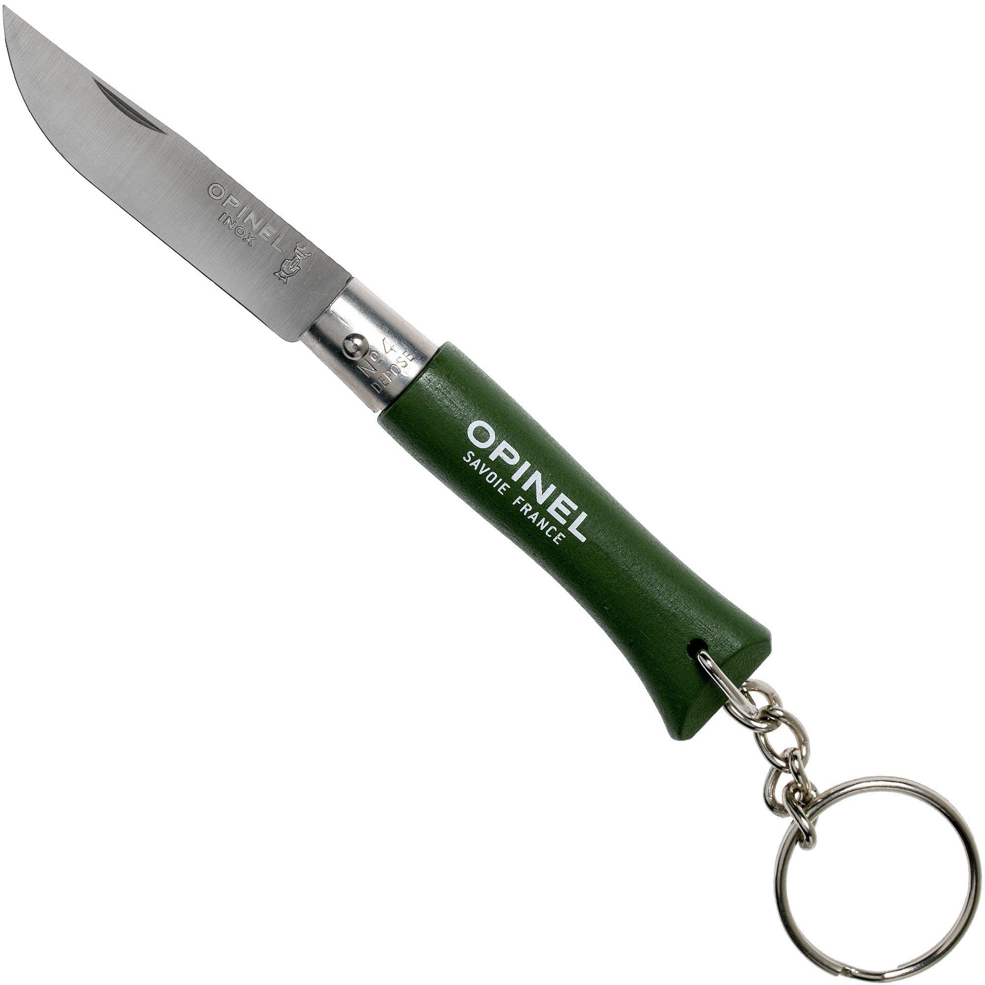Nóż składany Opinel No. 04RV brelok do kluczy, Khaki