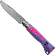 Opinel Outdoor No. 07 Junior pocket knife, Purple/Parma