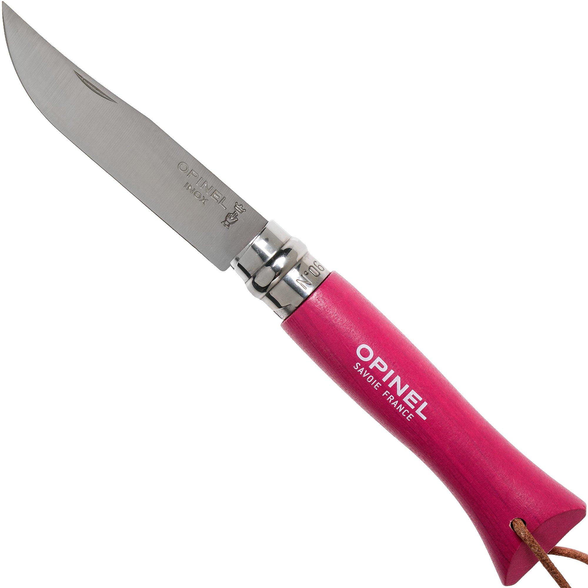 Nóż składany Opinel Trekking No. 06RV, Raspberry