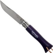 Opinel No. 06 Baroudeur, couteau de poche violet gris