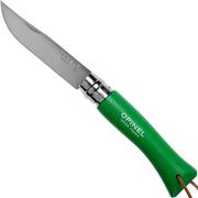 Opinel No. 07 Baroudeur, couteau de poche vert