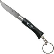 Opinel No. 04RV Keyring pocket knife, Black